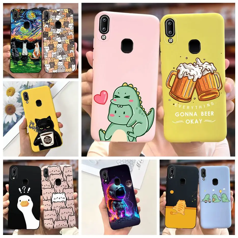 ДЛЯ Vivo Y91 Y91i чехол 1816 1817 1820 1811 милые модные бриджи для Vivo Y91i Y 91 i VivoY91 мягкие чехлы-бамперы