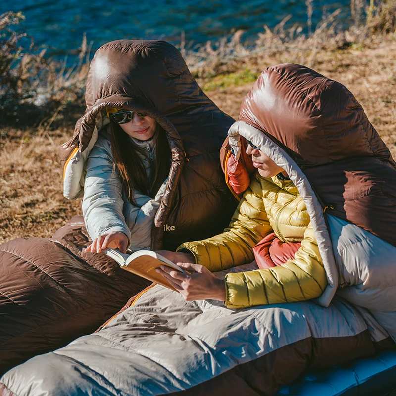 Sleeping Bag Survival Sleeping Bag Naturehike Upgraded Snowbird Duck Down 650FP Mummy Ultralight 4 Season Warm Outdoor Traveling Hiking