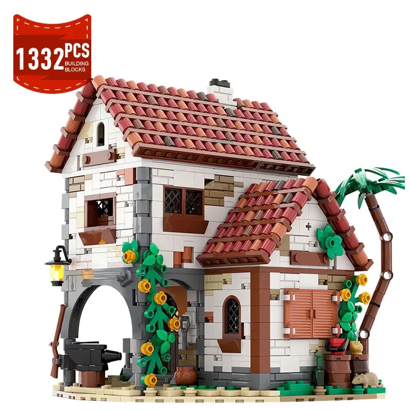 Moc Eldorado Fortressed Pirates Island House Model Building Block Imperial Fortired Outpost Barracuda Bay Castle Brick Toy Gift