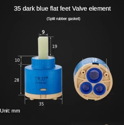 1 יחידה מחליף ספול קרמי למיקסר מים ולמסננת במטבח או בחדר האמבטיה, מחליף אביזרים