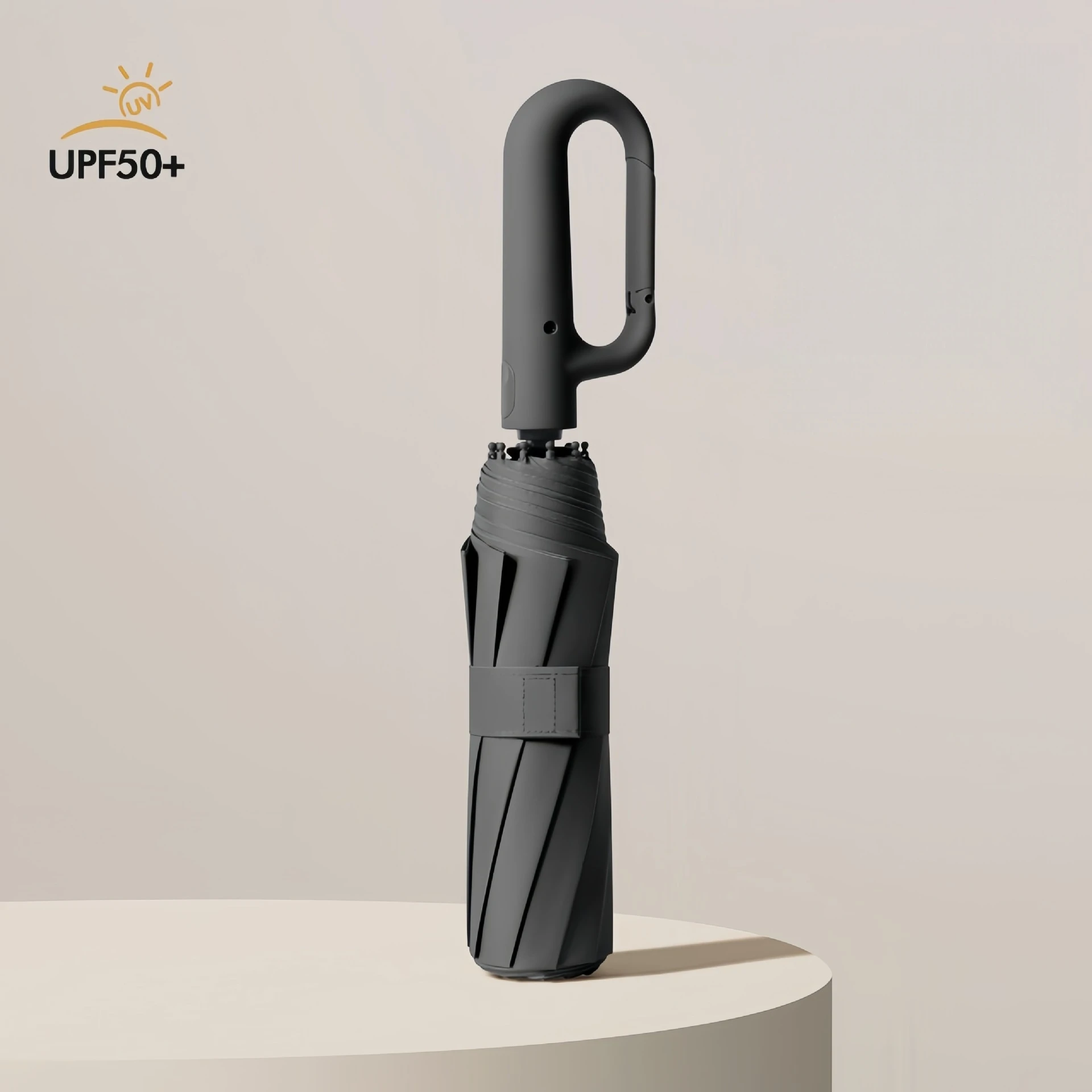Deluxe Windproof Automatic Folding Umbrella - 20-Bone Reinforced Design with Large Ergonomic Handle