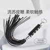 44.5CM PU Leather Horse Whip,Handmade Suede Flogger Bull Whip Cowhide Horse Riding Whip 3