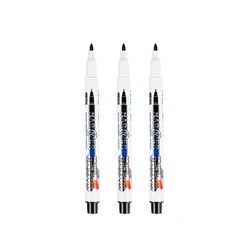 Ultimate Permanent Markers Set - Waterproof & Quick - Drying, Ideal (3pcs black)
