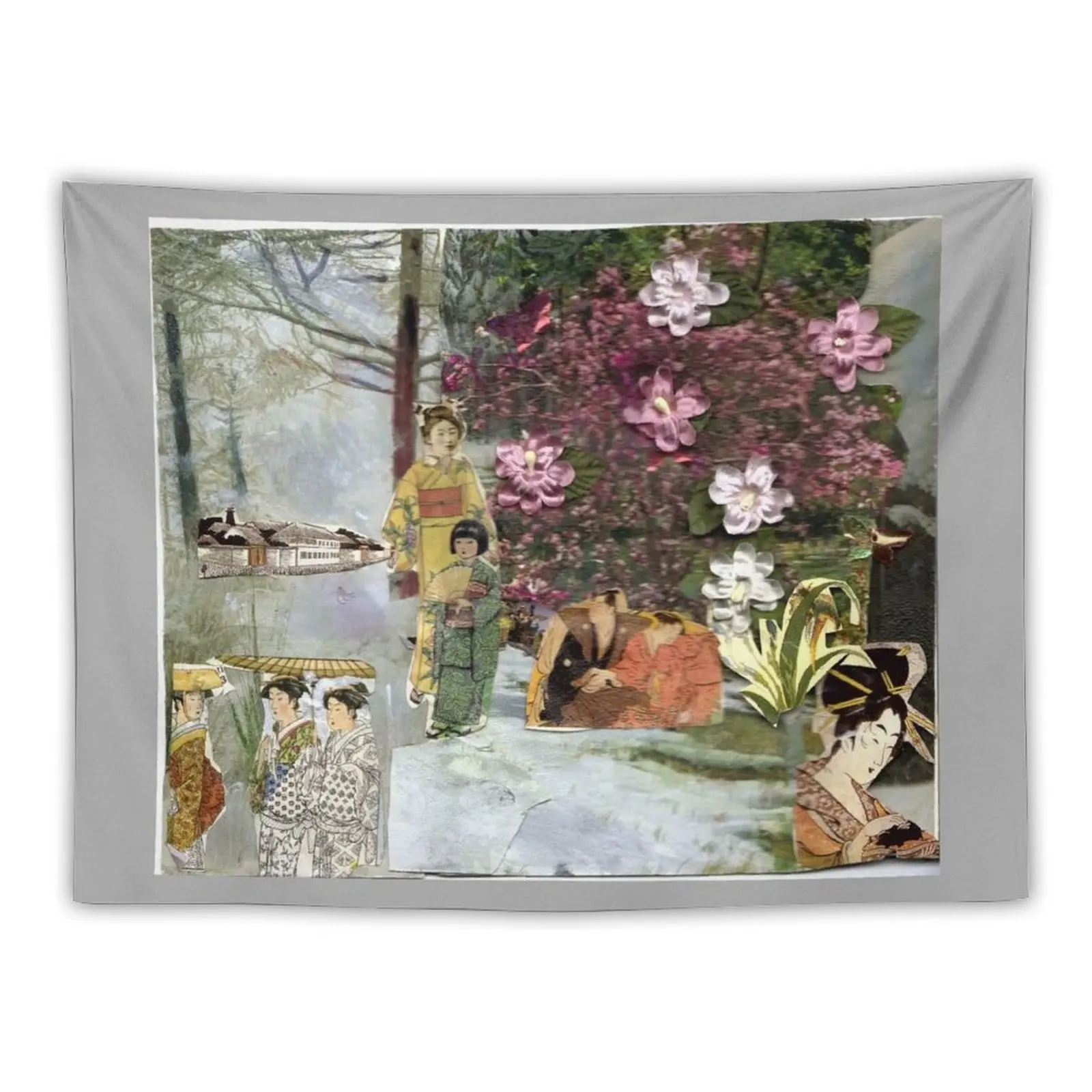 

Japanese Garden Tapestry On The Wall Room Decorating Aesthetic Room Decore Aesthetic Tapestry