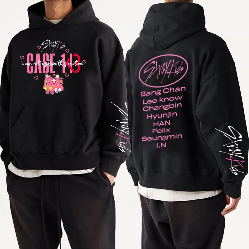 

Stray Kids Maxident Print Hoodie Korean Printed Hoodie Long Sleeve Style Hoodie Spring Fall Casual