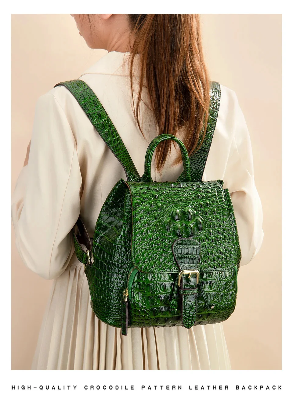Vintage Genuine Leather Backpack