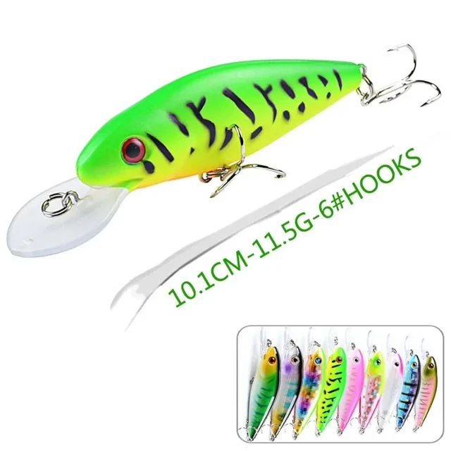 Jerkbait Minnow Crankbait Tackle Fishing Lure Hard Bait Artificial Pesca  Hooks Bass Swimbait Wobbler For Pike Trolling Lures Sea - AliExpress