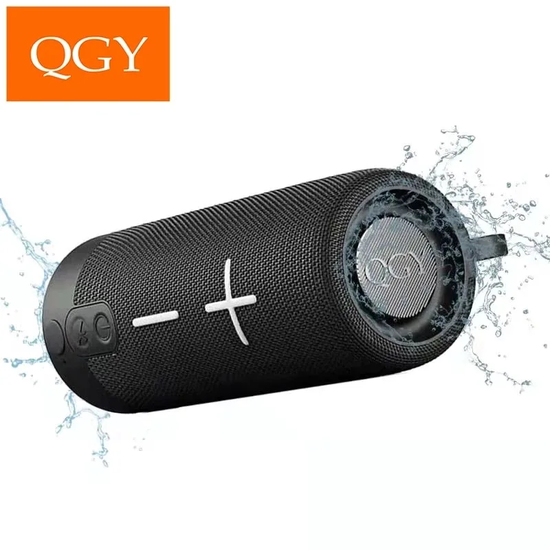 US $29.86 QGY F5 Portable Bluetooth Speaker Wireless IPX7 Waterproof Audio Outdoor Music Subwoofer Radio Stereo