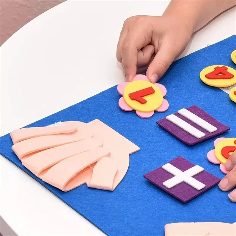 Mathematics Paste Board Math Toys Montessorian Toy Children Educational Pedagogical Learning Didactic Number Education Hobbies 3