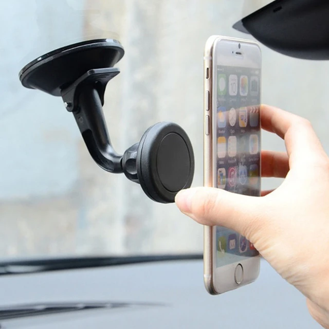 Support de voiture magnétique rotatif à 360 °, support de téléphone  magnétique, support de pare-brise