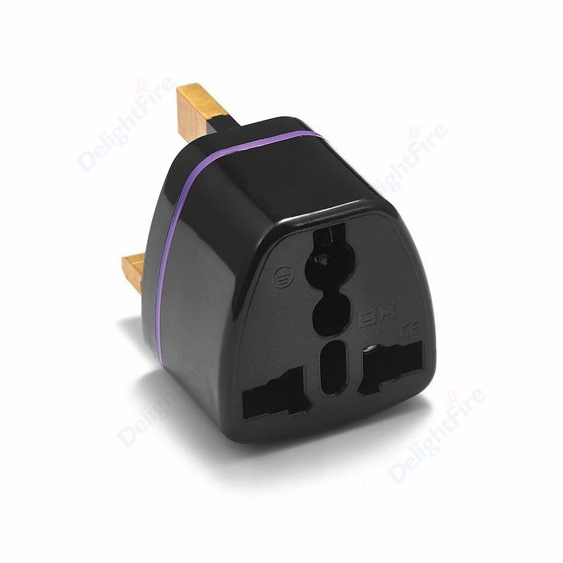 UK Plug Travel Adapter 250V 10A US AU EU To UK Socket Converter United Kingdom Singapore Dubai Adapter Power Charger AC Outlet