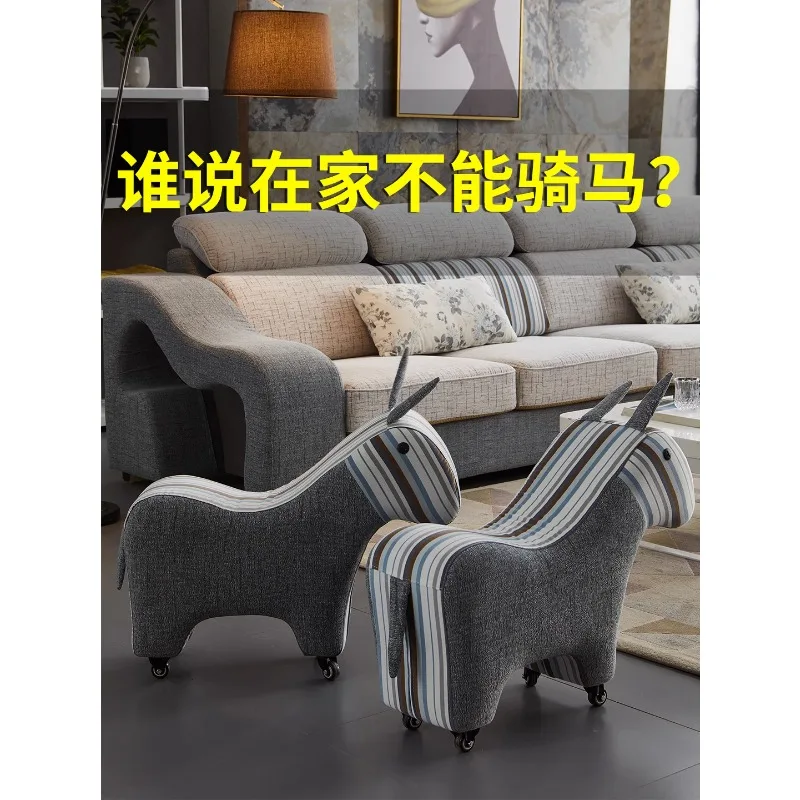 

Creative personality children pony stool living room home cartoon stool cute sofa stool animal chair