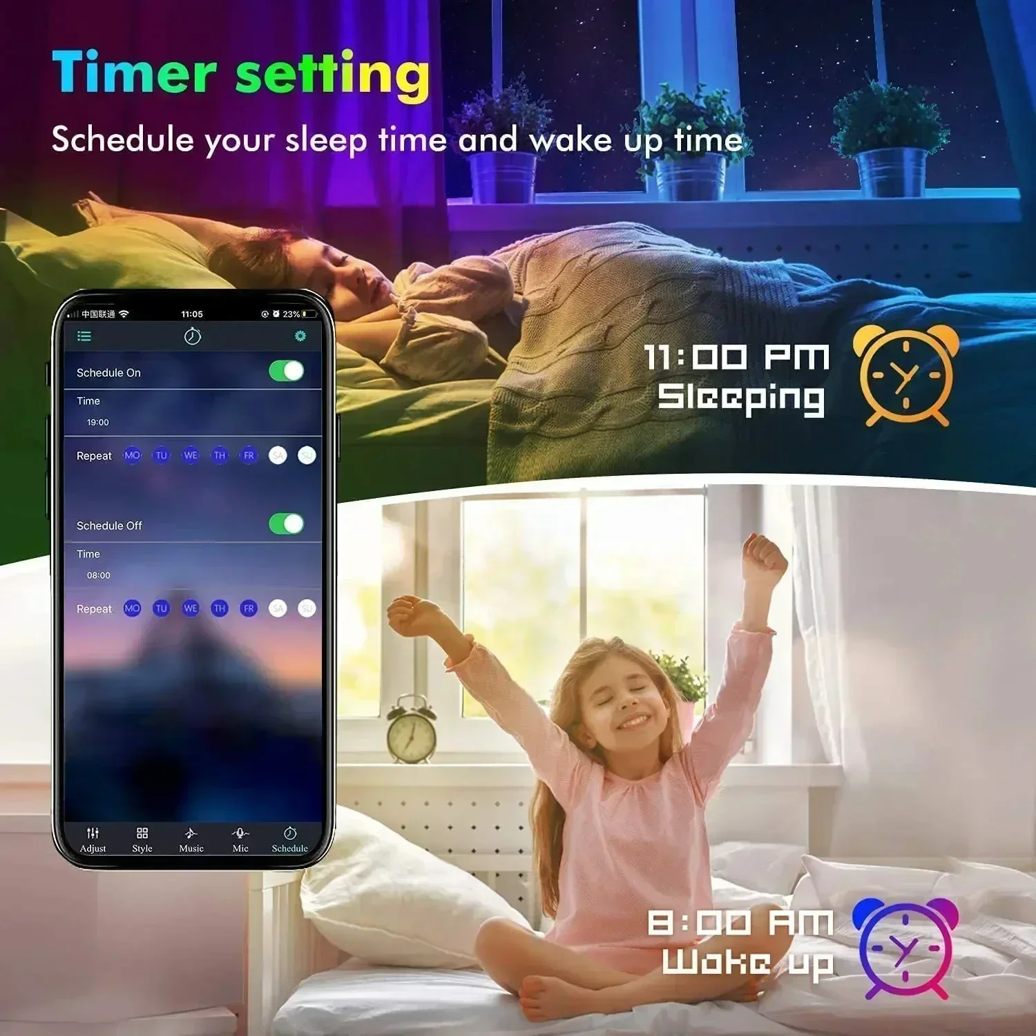 รูปสินค้า แถบไฟ LED RGB อัจฉริยะสำหรับเกมมิ่ง