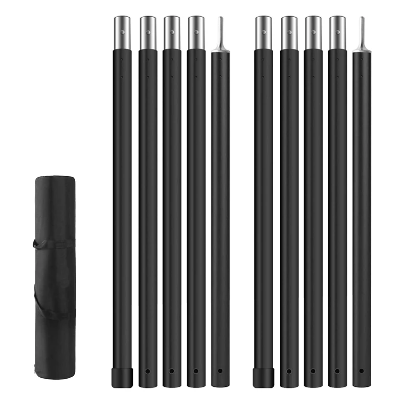 

1 Set Tent Pole Camping Pole Camping Tent Pole Type 5 Section Connection,Lightweight Tent For Camping Touring/Camping/Outdoor