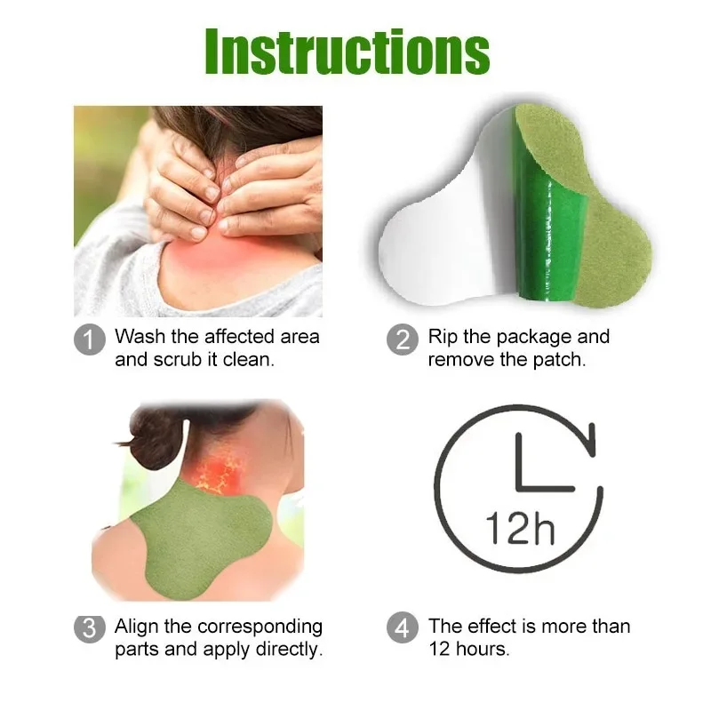 10*13cm Cervical Vertebra Plaster Arthritis Joint Pain Relief Herbal Neck Pain Health Care Massage Patch