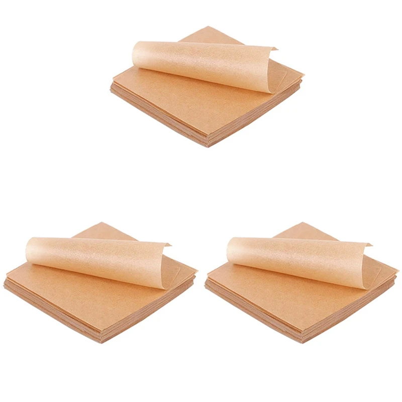 

Hot 1500 Pcs Unbleached Parchment Paper Baking Sheets, 4X4 Inches Non-Stick Precut Baking Parchment, Perfect For Wrapping