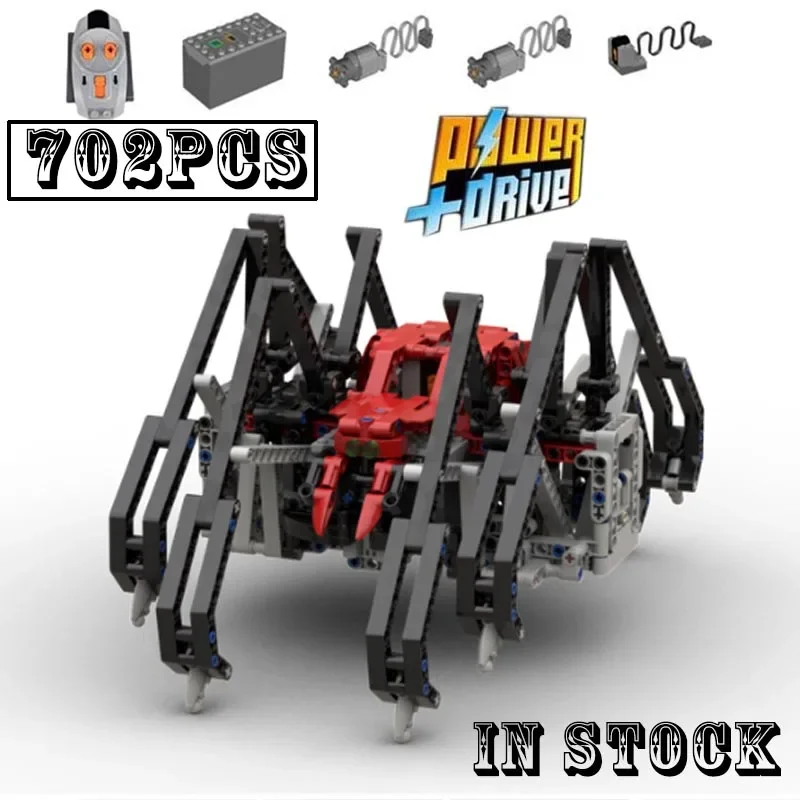 

NEW RC Motor Magical Creepy Spider Araneid Scorpion Building Blocks Model Educational Constuction Toys Children Christmas Gifts