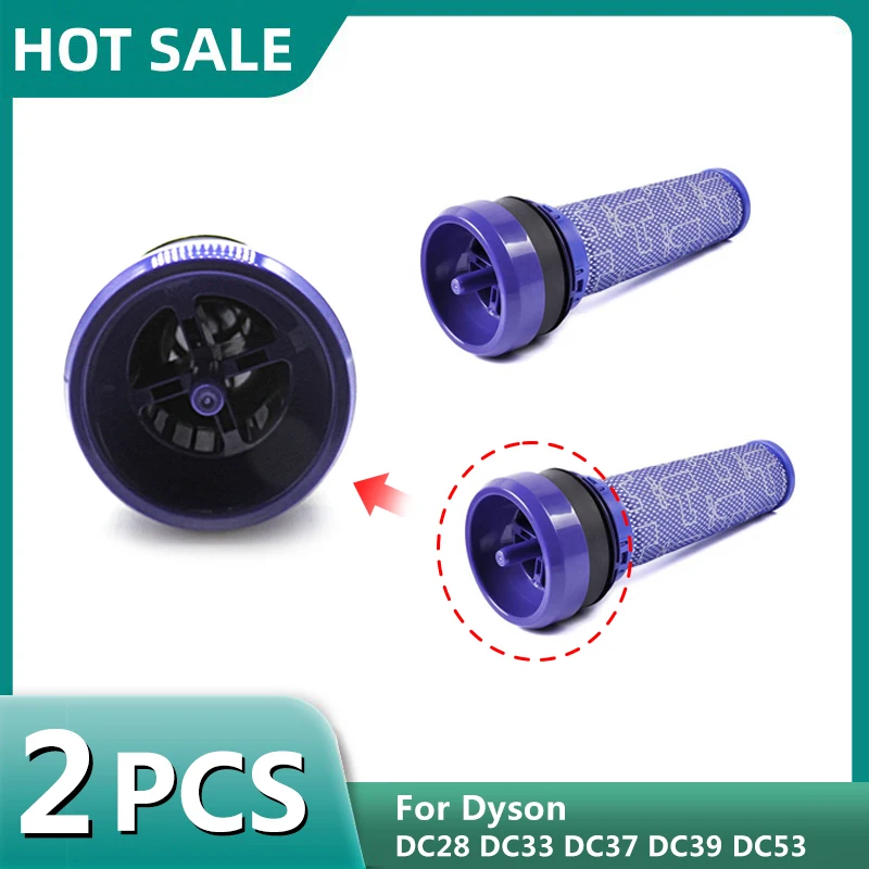 For Dyson DC28 DC33 DC37 DC39 DC53 Vacuum Cleaner Washable Pre Filter