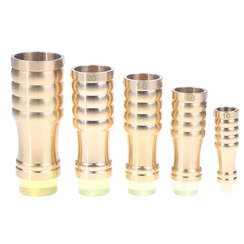 1PCS 10/16/18/20/25 Brass Cane Crutch Tip With Anti-Skid Rubber Pad For Hiking Pole Chair Leg Feet Replacement