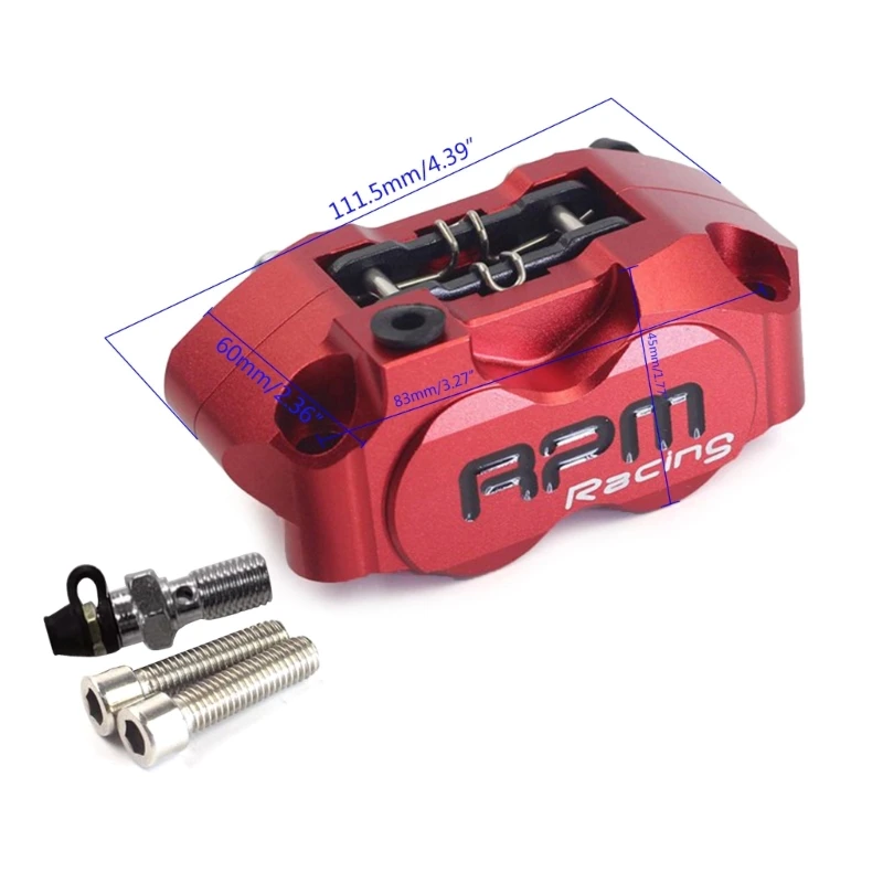 ★★RPM 82mmピッチ ラジアル 4Pod キャリパー ブラック JOG/Gアクに！★★