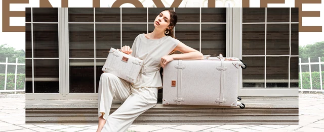 Luggage Sets Piece Urecity Vintage Luggage Sets Of Piece