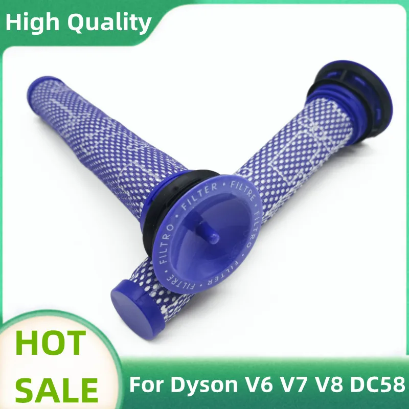 진공 청소기 헤파 프리 필터 부품, 세척 가능 필터, 다이슨 V6 V7 V8 DC58 DC59 DC61 DC62 DC74, #965661-01 페트 필터 부품