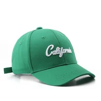 Embroidered Adjustable Green baseball cap Spring men Sports hat Breathable Cotton Trucker hat for Women travel sun hats 1