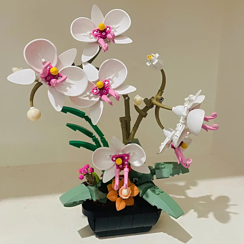 Lego Fleur Orchidée Coloré