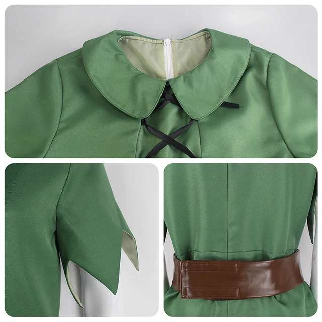 Peter Pan Cosplay Costume Movie PeterPan Green Elf - Image 5