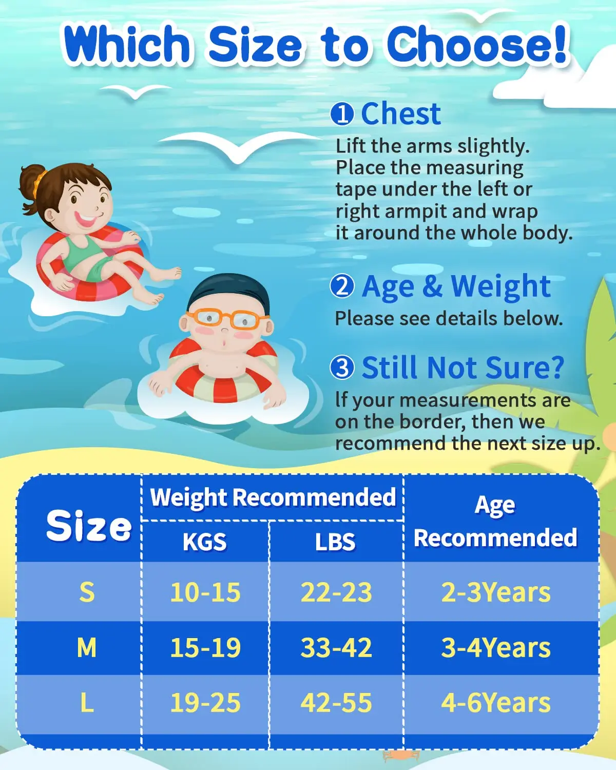 Kids Swim Vest Baby Folat Swim Training Jacket Toddler Buoyancy Swimsuit Swimwear for 2-9 years Kid 4