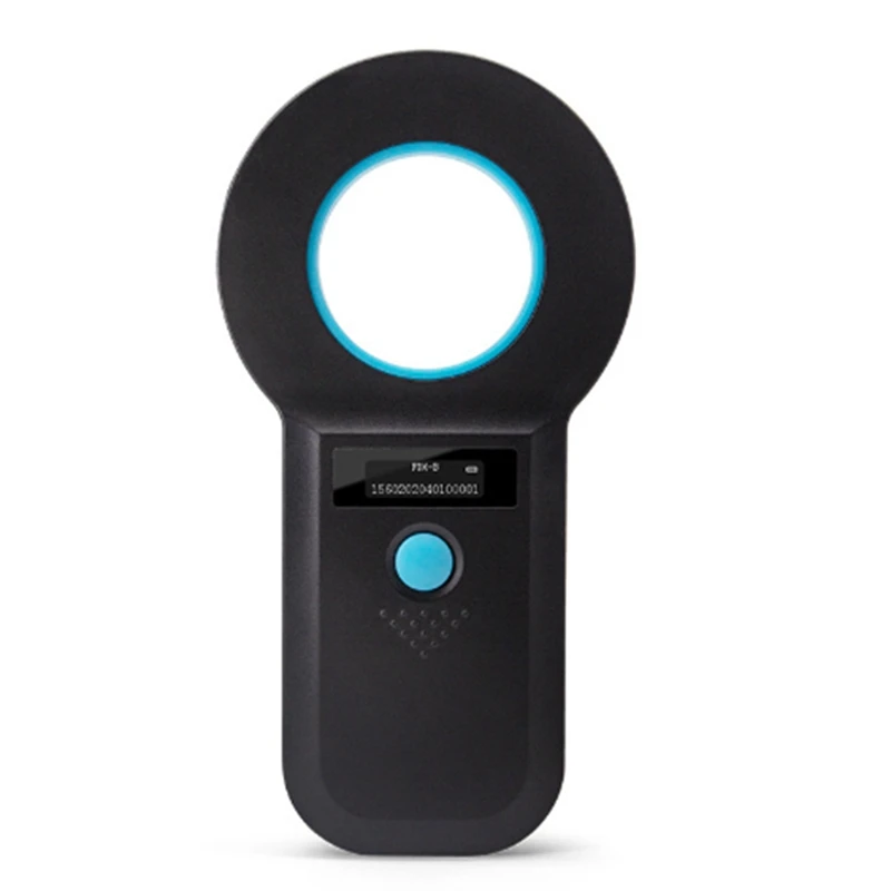 

134.2Khz Dog Cat Reader For Animal Ear Tag Glass Chip RFID Handheld Microchip Reader Scanner For Pet Animals Easy Install
