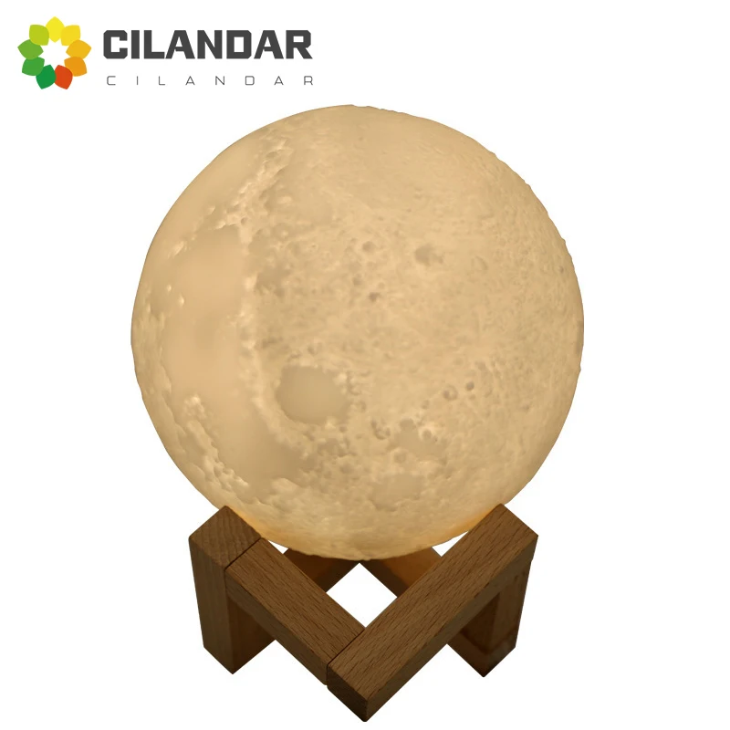 

Smart 3d Moon Lamp Humidifier usb rechargeable home silent air purifier new desktop night light