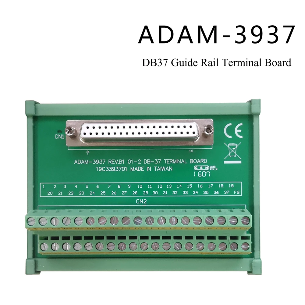 

ADAM3937 Terminal Module, DB37 Rail Installation, With PCL10137