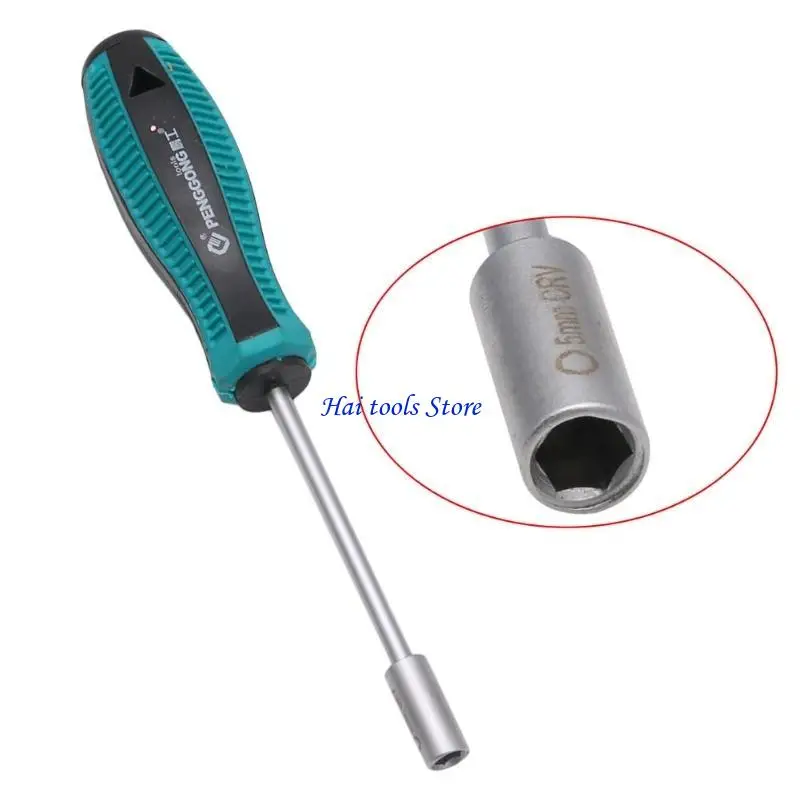 X37E Home Dekorationssocket Treiberschlüssel Sechskant Nussschlüssel Nutriender Handwerkzeug 7mm/8/10 mm – Detail 9