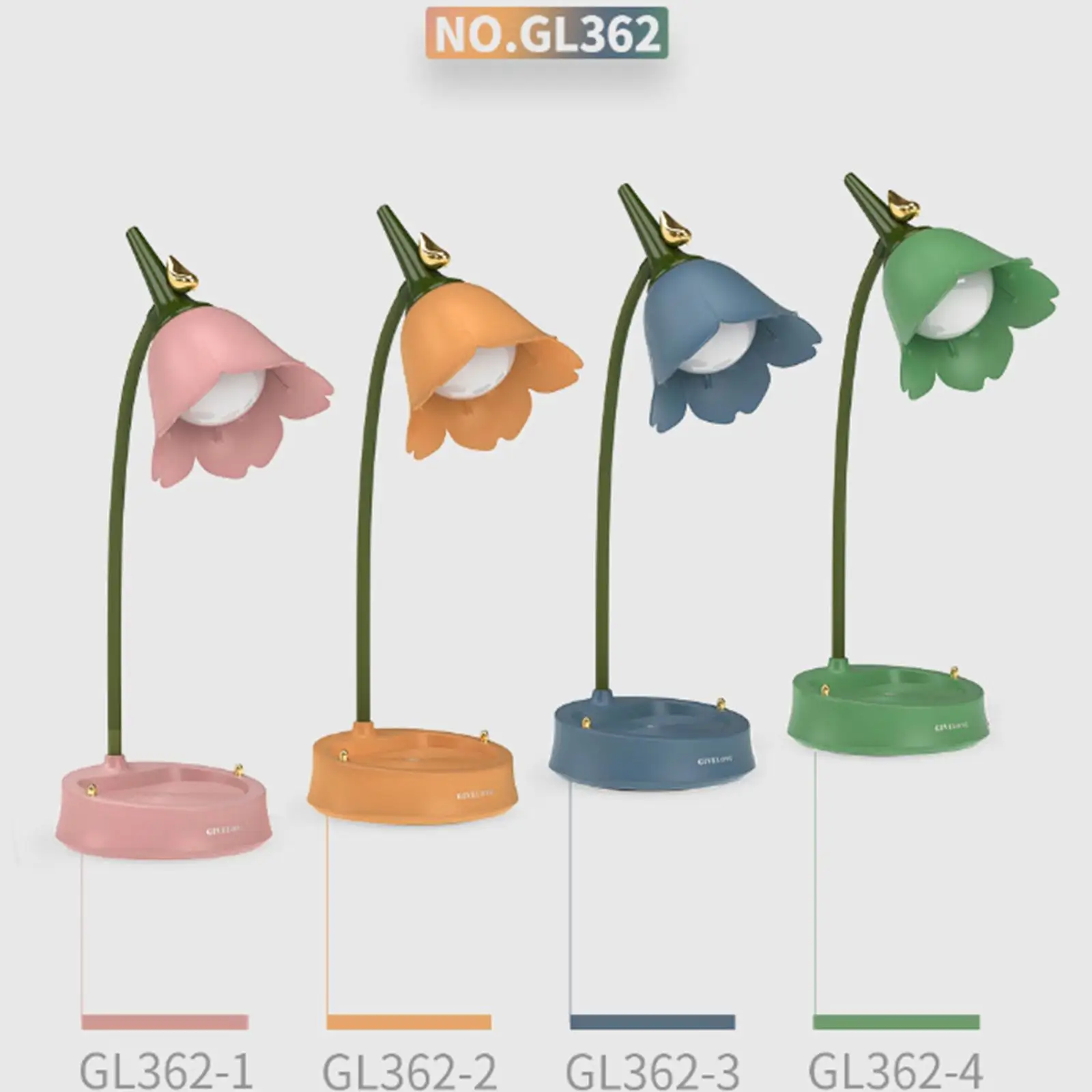 LED 테이블 램프 눈 보호 침실 야간 조명, 어린이 선물, USB 충전식 책상 램프, 3 가지 색상 모드 및 무단 조광