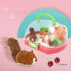 Simulation Cute Electric Squirrel Doll Play House Battery Powered Squirrel House Simulation Cute Electric Squirrel Doll 3