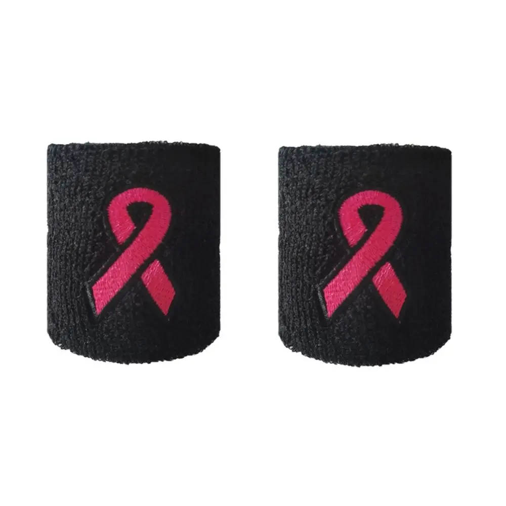 Pulseiras esportivas absorventes para crianças, cuidados com as mulheres, rosa, faixas de suor, estiramento elástico, suporte de pulso para crianças, esportes