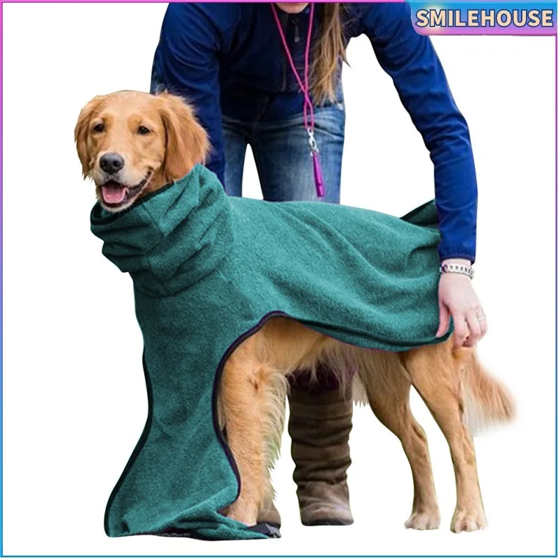 DogBathrobeTowelBathRobePetBathrobeDryingCoatAbsorbentTowel