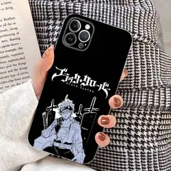 Anime Black Clover Logo Transparent Soft Phone Case - iPhone 14 Plus (Z1)