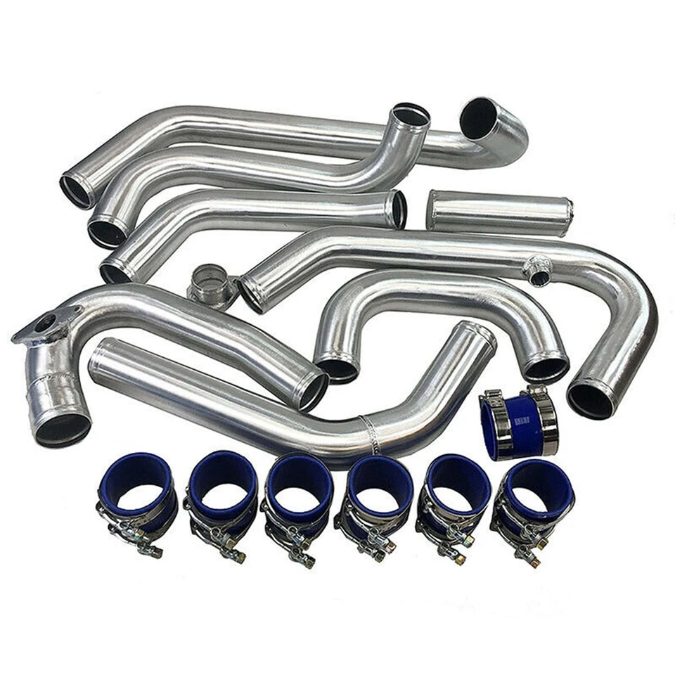 Kit Tubería Intercooler + Mangueras Silicona + Abrazaderas Para Subaru WRX/STI 2008-2011 (EJ25, GRB/GH8)