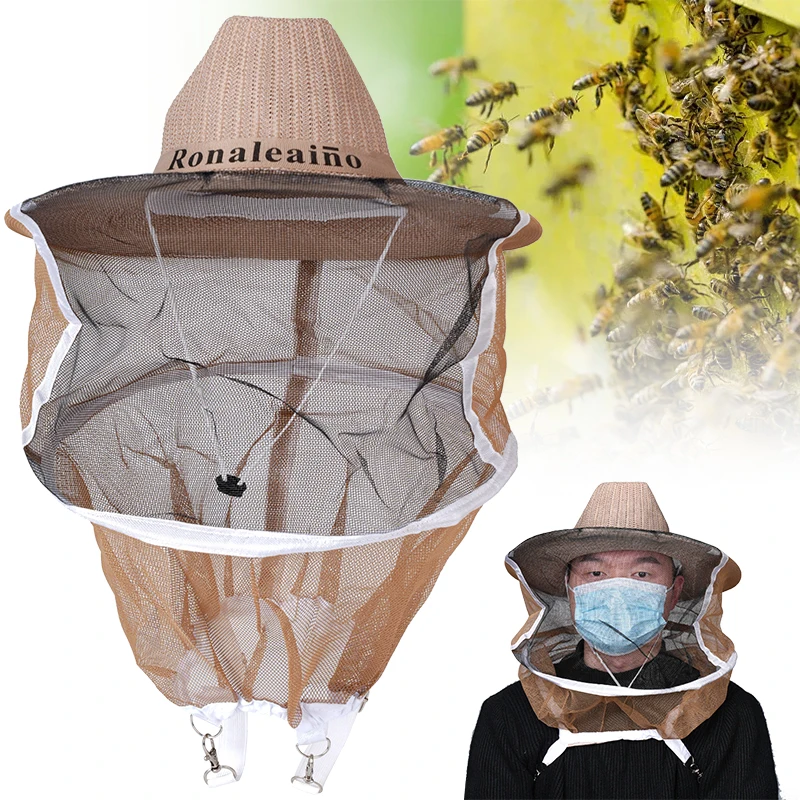 1pcs Beekeeping Hat Beekeeper Net Mosquito Hat Bee Insect Outdoor Bug ...