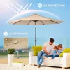 9FT Outdoor Patio Umbrella UV Protection For Garden Sturdy Structure All Weather Outdoor Umbrellas For Backyard Pool Holidays 4
