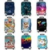 Thick Elastic World Map Luggage Protective Cover Zipper Suit For 18-32 inch Bag Suitcase Covers Trolley Cover Travel Accessories 1