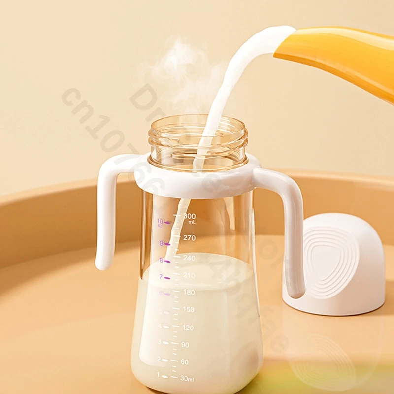 Big baby straw bottle PPSU/rainbow bottle/children's school drinking cup a bottle of three duckbill straw cups/ over 6 months 2