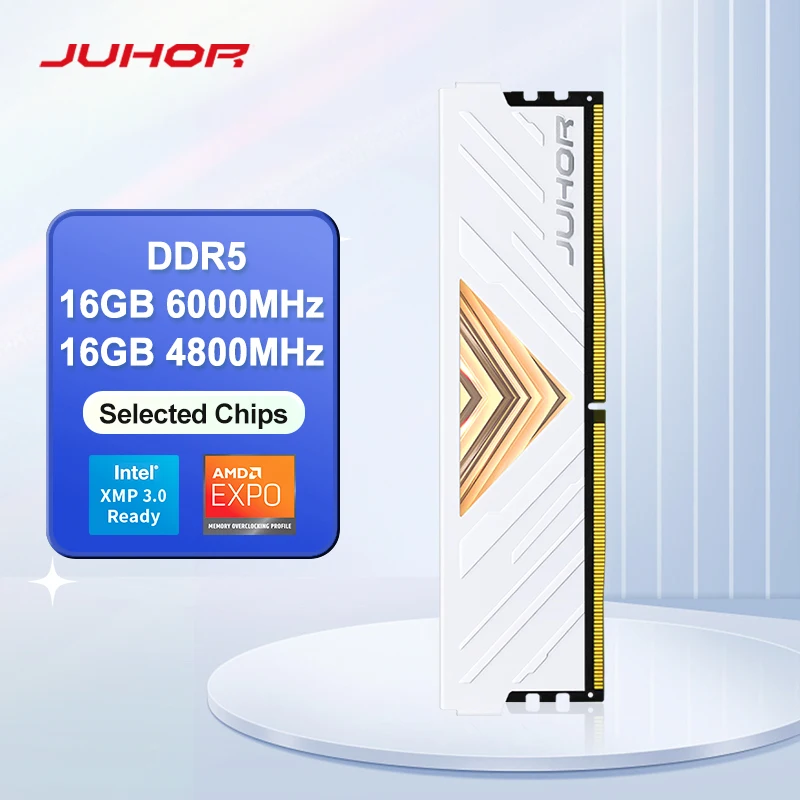 JUHOR DDR5 16GB×2枚セット 6000MHz JUHOR DDR5 16GB 6000MHz 4800MHz 5600MHz DIMM Desktop Computer