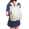 Baby Nappy Bag Mummy Bag Backpack Waterproof Storage Handbag Outdoor Travel Mommy Maternity Bag For Baby Stuff 2 Layer Gray 2
