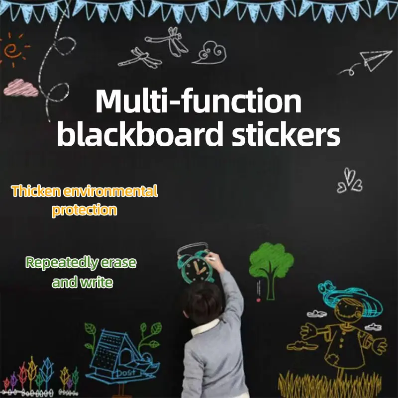 200x45cm Erasable Wall Sticker Chalkboard Sticker Removable Blackboard