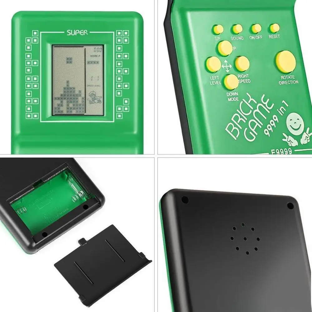 KaKBeir KaKBeir Classic Handheld Game Machine Brick Game Kids Game Machine Toy With Game Music Playback 4