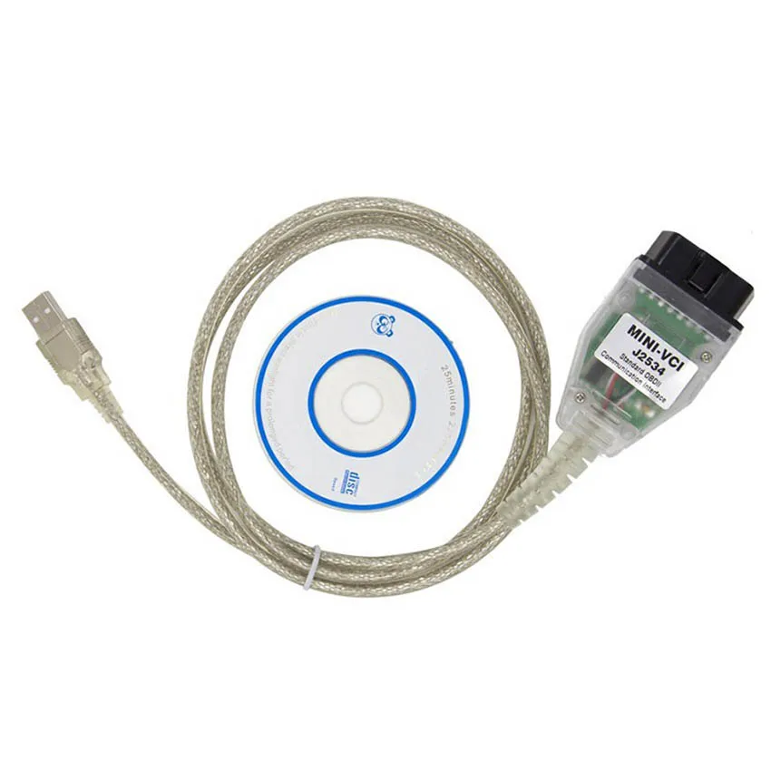 Фото Поддержка V18.00.008 MINI VCI J2534 Диагностический кабель для автомобилей Toyota OBD сканер USB интерфейс ТИС Techstream Соединительный инструмент №2