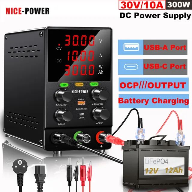 IKococater 安定化電源 直流安定化電源 0-30V 0-10A IKococater SPPS